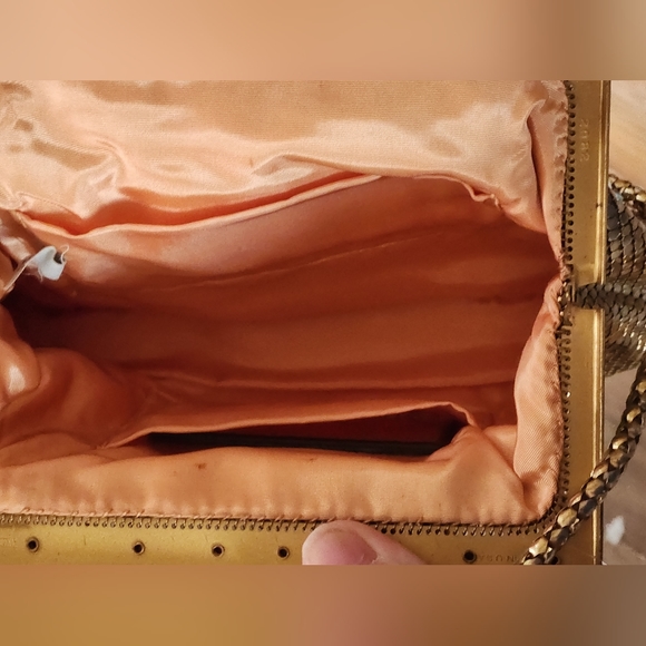 **1940's VINTAGE ** Whiting & Davis Mesh purse - Picture 3 of 3